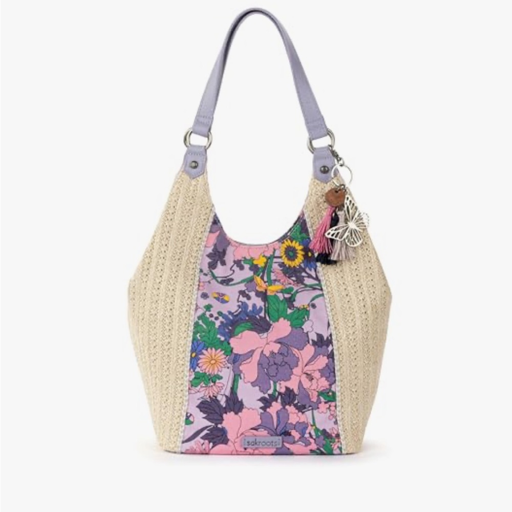 Sakroots Multicolor Floral Shoulder Bag